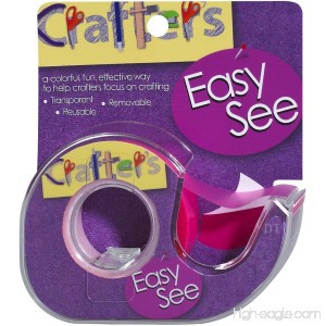 Lee Products Crafter's Easy See Removable Craft Tape .5X720-Pink - B00CKW6U14