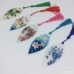 UltimaFio - 2pc Cute Classical Elegance Creative tassel Bookmark Chinese wind natural Collectibles leaves vein Bookmarks Creative Stationery [5] - B07FML38V7