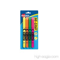 HI-LITER Pen Style  Chisel Tip  Assorted Colors  Pack of 4 (23545) - B0000CD0C6