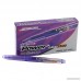 JAVAPEN rainbow pastel Highlighter brush Chisel Tip Pens (Fluorescent Purple 12-Count) - B077PZLV2W