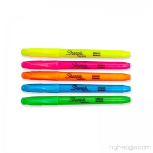 Sharpie 27075 Accent Pocket Style Highlighter Assorted Colors 5-Pack - B0032JWURM
