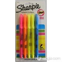 Sharpie Accent Pocket Style Highlighters  Chisel Tip  Assorted  5/Pack - B00NE0YI60