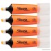 Sharpie Clear View Fluorescent Highlighters Chisel Tip Smear Guard Ink (Orange 4-Pack) - B076W169RN