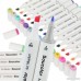 Soucolor Sketch Art Markers 48 Colors Artist Manga Dual Tip Markers Pens Highlighters with Marker Case for Coloring Drawing Painting Design Illustration - B075GKBYSN