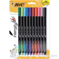 BIC Intensity Fineliner Marker Pen  Fine Point (0.4 mm)  Assorted Colors  10-Count - B01N9VYTYC