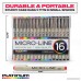 Micro-Line Ultra Fine Point Ink Pens - (SET OF 16) - Archival Ink - Assorted Colors in 0.3 MM Felt Tip - 5 Blacks in Tip Sizes 0.25MM to 0.5MM - Competes with Micron Fine Point Permanent Markers - B01FWIE032