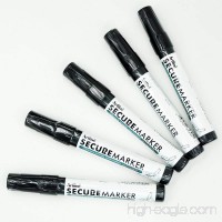 Secure Marker Redacting Pen | Blackout Marker | Blacks Out Private Information (5 Markers) - B01I2706FG