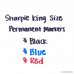 Sharpie 15674PP King Size Permanent Markers Assorted Colors 4-Count - B0017P2SX4