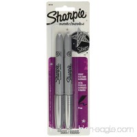 Sharpie 39108PP Fine Point Metallic Silver Permanent Marker  1 Blister Packs with 2 Markers - B007RHD6ZA