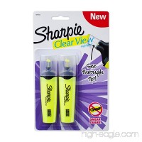 Sharpie Clear View Chisel Tip Highlighters  Yellow (1897843) - B00K1GP6GG
