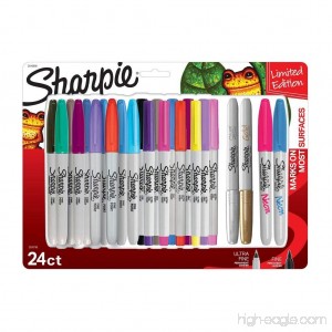 Sharpie Permanent Marker Multi Color (Set of 24) - B077TJS66N