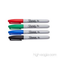 Sharpie Permanent Markers  Fine Point  Assorted Colors  4-Pack (30074) - B00006IFHH