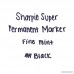 Sharpie Super Permanent Markers Fine Point Black 12 Count - B002764UJW