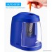 Colored Pencil Sharpener-USB & AC Adapter and Battery Operated Electric Pencil Sharpener Heavy Duty Helical Blade Sharpener for No.2 and Colored Pencils for Kids Students Adults Artists Blue - B075RYSB6X