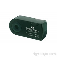 Faber-Castell 9000 Double-Hole Sharpener Box  Green (FC582800) - B00BSHQFNK