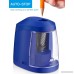 Pencil Sharpener Battery Operated Cordless Pencil Sharpener Small Electric Plug In Portable Dual Hole Sharpener Perfect For 6-12mm No.2 Crayon Pencil And Colored Pencils School Artist Kids Blue - B07BHGTZM6