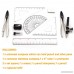 Compass Maths SAYEEC 10 Piece Set Compact Universal Compass with Pencil Precision Drawing Set in Tin Box - B071F8GXGV