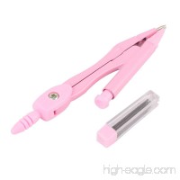 DealMux Compass Set Square Triangle Straight Centimeter Ruler Protractor 6 in 1 Pink - B00I7V8K42
