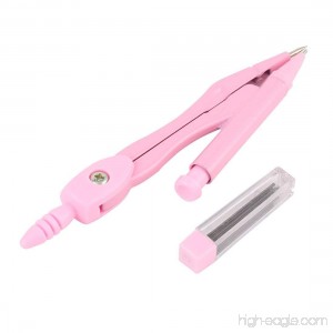 DealMux Compass Set Square Triangle Straight Centimeter Ruler Protractor 6 in 1 Pink - B00I7V8K42