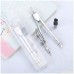 Pengxiaomei Drawing Compass 1 Set Stainless Steel Student Compass Math Geometry Tools for Circles - B075458V7V