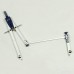Professional Drawing Compasses Set With Long Rod Zinc Alloy Drafting Elastic Spring Trimmability Math Geometric Hoop for Work Office School Stationery(21x10cm) - B07DWB55NW