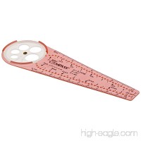 Safe-T Inch and Metric Calibrated Rule Compass (Includes Instructions) - B003ELNR5W