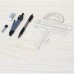 Study/Drafting 8-Piece Kit Compass Ruler Eraser etc Random Color - B015SNUP62