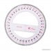 Baoblaze 360 Degree Protractor Ruler Angle Finder Office /School Supplies 10cm - B07CGPH5BF