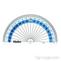Helix 10cm 180 Degree Clear Protractor H01010 - B0013N6WIM
