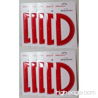 Office Depot Brand Semicircular 6" Protractor  Red Clear Plastic (Set of 10) - B01BEKTN7A