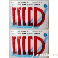 OfficeMax Brand Semicircular 6 Protractor Red (Set of 10) - B01BD0V1YE