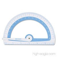 Westcott 14376 Soft Touch School Protractor With Microban Protection  Assorted Colors - B00QW4J0JA
