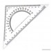 BronaGrand Triangle Ruler Square Set 30/ 60 and 45/ 90 Degrees Set of 2 - B0767HXP8K