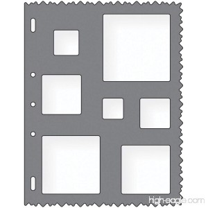 Fiskars 8.5x11 Inch Sheet Squares Shape Template (48527097F) - B000FPVA4K