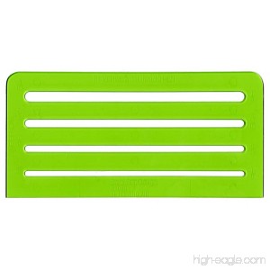 Rapidesign Lettering Aid Template 1/8 5/32 3/16 1/4 Inch Sizes 1 Each (R925) - B000GOZZBE