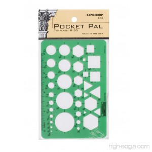 Rapidesign Pocket Pal Template 1 Each (R50) - B000GOWAGC