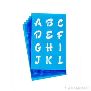 Westcott LetterCraft Stencil Candy Font 3/4-Inch and 1-Inch Characters (SC134/15840) - B00DS3XQ2U