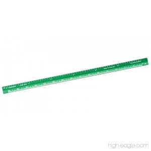 Alumicolor Pocket-Size Engineer Scale Aluminum 6 inches Green (3210-6) - B004FK51WS