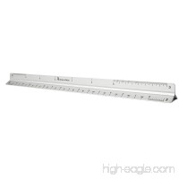 Architect's Choice 12" Solid Aluminum Tri-Sided Scale | PROFESSIONAL GRADE ALUMINUM | ARCHITECTURAL SCALE w/ Imperial Measurements | NOW DISCOUNTED - PLEASE SEE DETAILS BELOW - B074GVS2YW