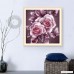 HMLAI 5D DIY Diamond Painting Full Drill Embroidery Painting Canvas Wall Sticker for Home Office Wall Decor-Cat Reflection-Retro Rose (A) - B07DLNMFYG