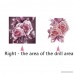 HMLAI 5D DIY Diamond Painting Full Drill Embroidery Painting Canvas Wall Sticker for Home Office Wall Decor-Cat Reflection-Retro Rose (A) - B07DLNMFYG