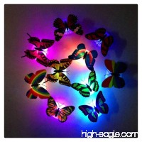 HMLAI Colorful Changing Butterfly LED Night Light Lamp Home Room Party Desk Wall Decor (2) - B07DMV2VDV