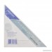 Westcott Styrene Triangle 6 45/90 Degree Transparent (S450-6) - B00290MNIQ