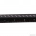 Xgood Black Soild Aluminum Core Ruler Architectual Triangular Laser Etching Scale Drifting Tools 12.8 inches(Imperial) - B07FM1XB3K