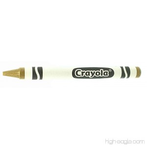 50 Gold Crayons Bulk - Single Color Crayon Refill - Regular Size 5/16 x 3-5/8 - B079WQF3C3