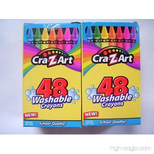 Cra--Z-Art 48 Washable Crayons Pack of 2 - B01IBV3X0I