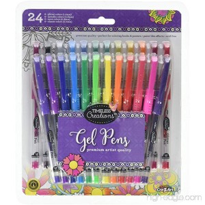 Cra-Z-Art Timeless Creations Adult Coloring: 24ct Gel Pens (16281PDQ-24) - B018RMBHY0
