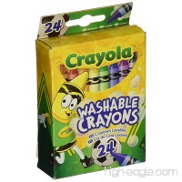 Crayola 52-6924 Washable Crayons Assorted Colors 24 Count - B00CH2ZPM2
