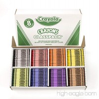 Crayola 800 Ct Crayon Classpack  8 Assorted Colors (52-8008) - B00006IFAH