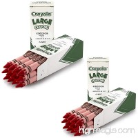 Crayola Bulk Crayons Large Size  Red - (2-Pack of 12) - B01EXKBGBY